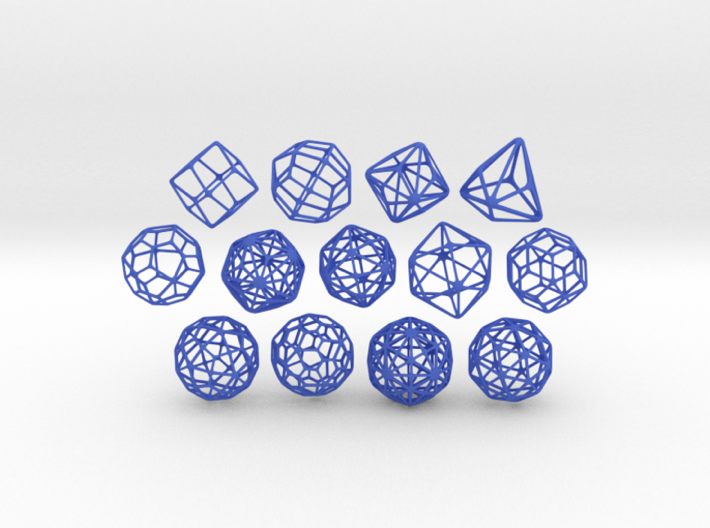 SMALL SET of all 13 Catalan Polyhedra