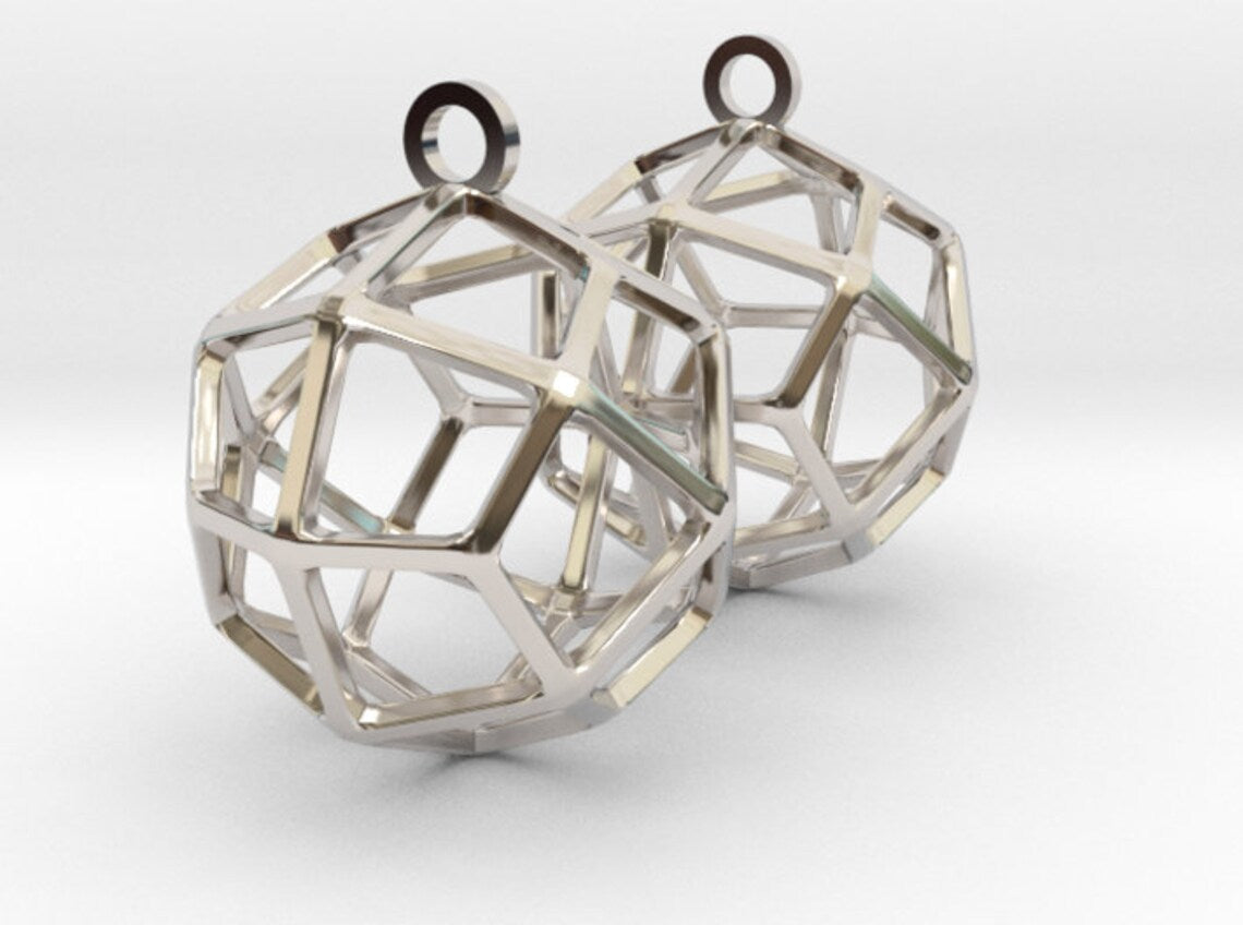 Deltoidal Icositetrahedron Earring Charms