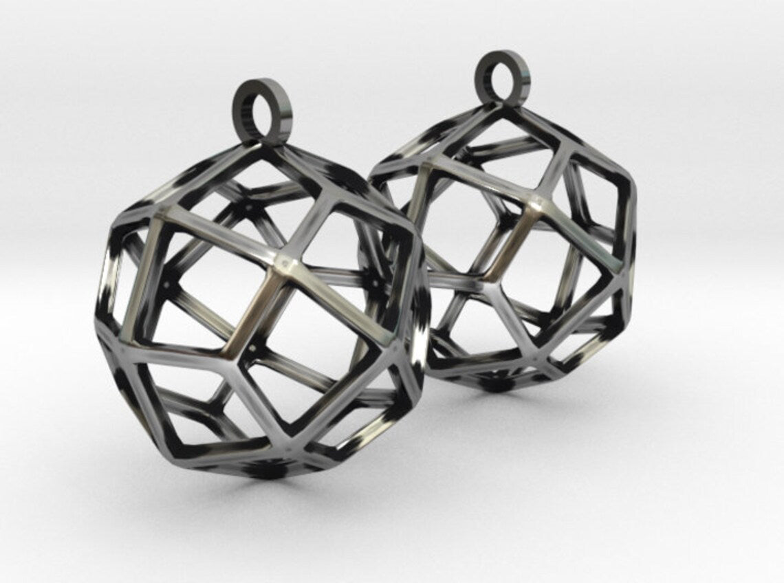 Deltoidal Icositetrahedron Earring Charms