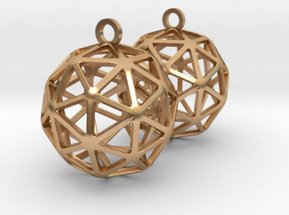 Pentakis Dodecahedron Earring Charms