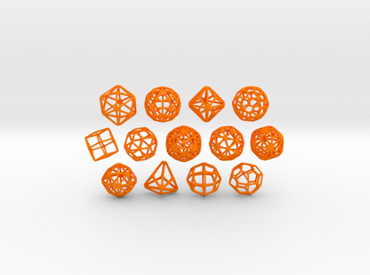 TINY SET of all 13 Catalan Polyhedra