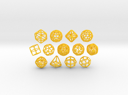 TINY SET of all 13 Catalan Polyhedra