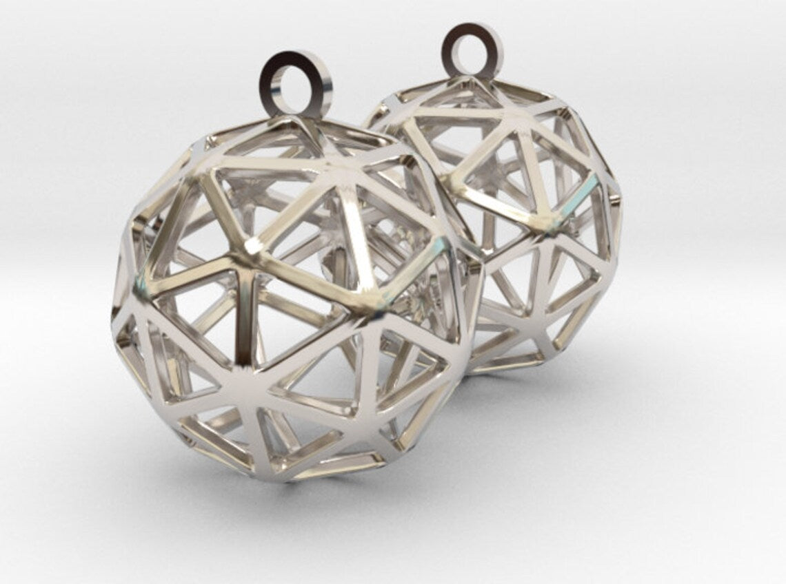 Pentakis Dodecahedron Earring Charms